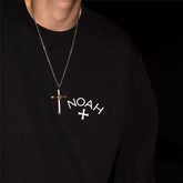 NOAH BWCJ Loose Cross Couple Heavy Cotton Long Sleeve Base Shirt