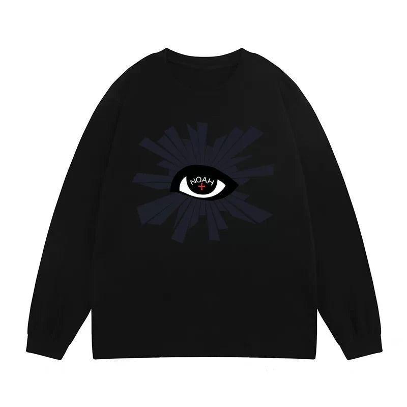 NOAH Heavy Cotton Unisex Crew Long Sleeve Tee Spring Autumn