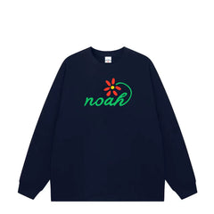 NOAH Heavy Cotton Unisex Long Sleeve Tee Autumn Loose Couple Base Top