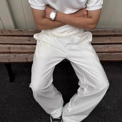 NOAH MARS Trendy Sporty Casual 7A Anti-bacterial Cool and Iron-Free Pants