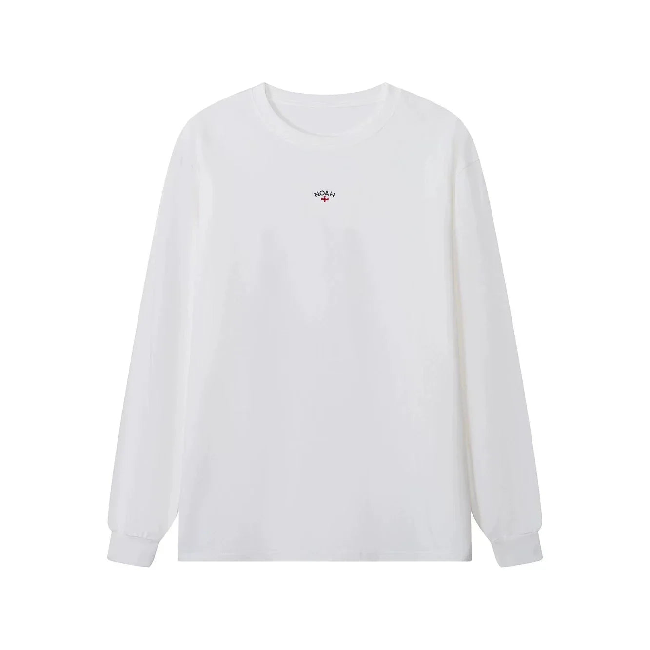 NOAH MARS Men Long Sleeve Tee Chest Embroidered Cross Small Tag American Casual