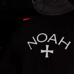 NOAH BWCJ Loose Cross Couple Heavy Cotton Long Sleeve Base Shirt