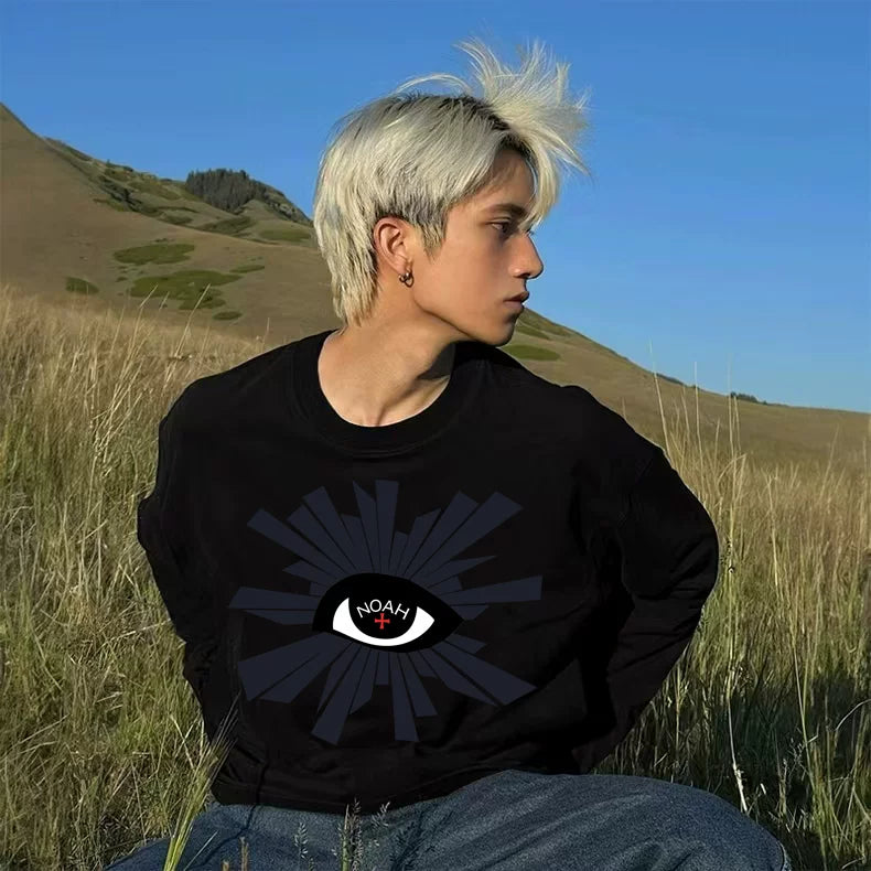 NOAH Heavy Cotton Unisex Crew Long Sleeve Tee Spring Autumn