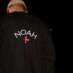 NOAH BWCJ Cross Print Heavy Cotton Unisex Long Sleeve Tee